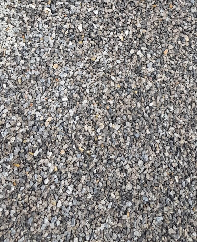 Crushed concrete gravel