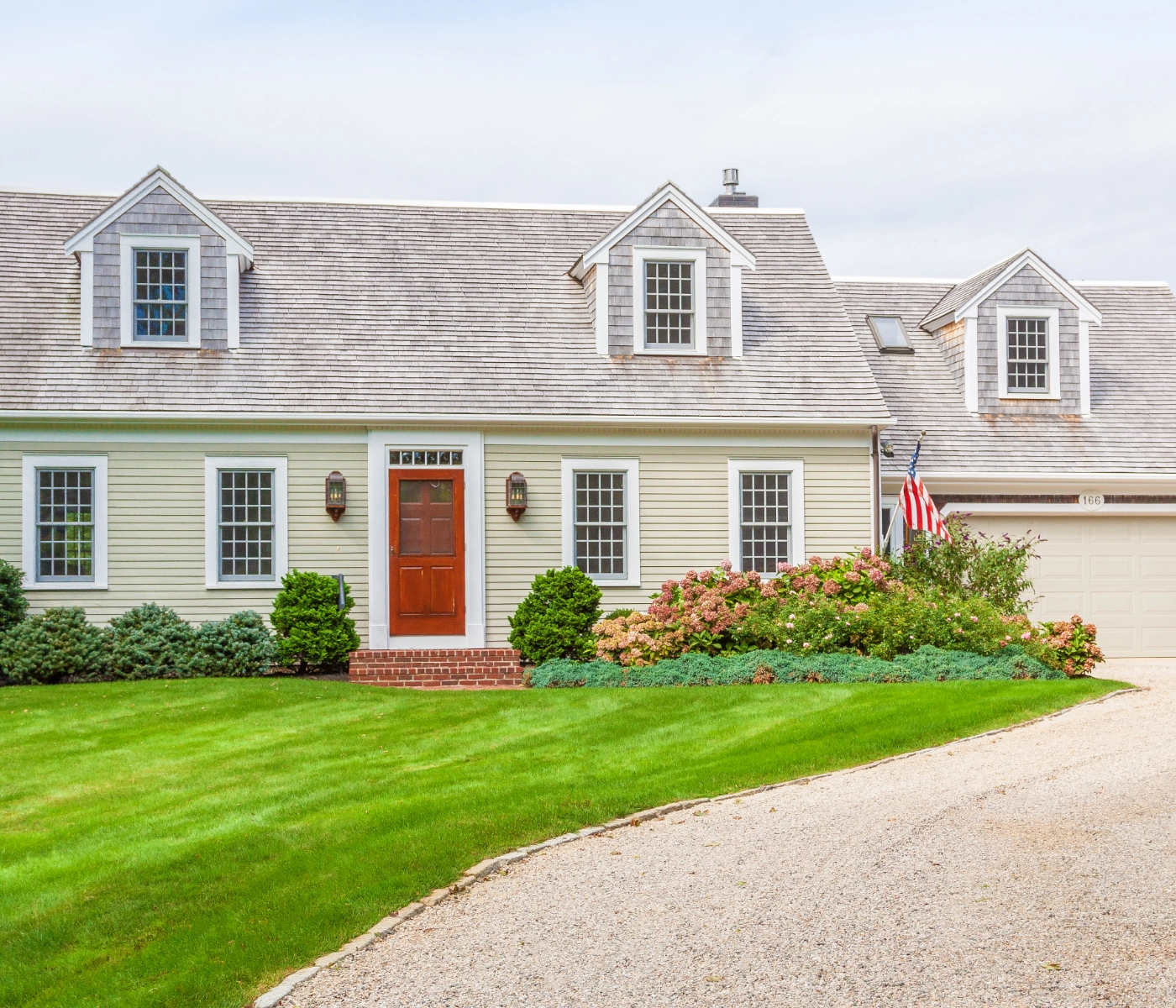 Gravel Driveway with House